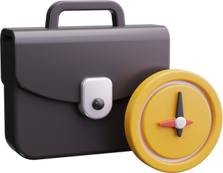 work experience 3d render icon